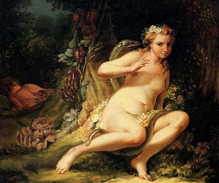Jean-Baptiste marie pierre Temptation of Eve Sweden oil painting art